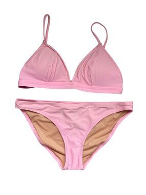 J.Crew Swim Bikini Womens Size Medium Pink Two Piece Style H5406